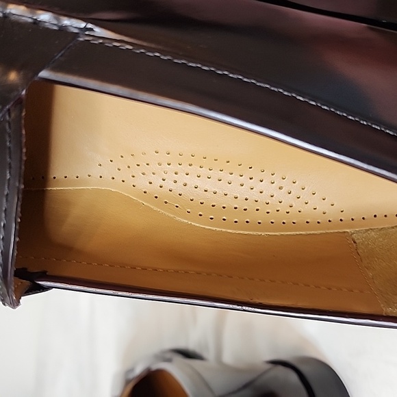 BRAND NEW Cole Haan Mens Pinch Penny Loafers Two Tone Brown Slip On Tassels Chic - Picture 15 of 16